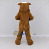 Custom Brown and White Bulldog Mascot Costume Adult Full Body Suit for Pet Events Custom Brown and White Bulldog Mascot Costume Adult Full Body Suit for Pet Events