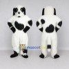 Custom White and Black Shaggy Dog Mascot Costume Adult Full Body Suit for Pet Events Custom White and Black Shaggy Dog Mascot Costume Adult Full Body Suit for Pet Events