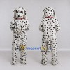 Custom White and Black Dalmatian Dog Mascot Costume Adult Full Body Suit for Pet Events Custom White and Black Dalmatian Dog Mascot Costume Adult Full Body Suit for Pet Events