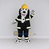 Custom Black White and Yellow Dalmatian Firefighter Mascot Costume Adult Full Body Suit for Community Events Custom Black White and Yellow Dalmatian Firefighter Mascot Costume Adult Full Body Suit for Community Events