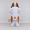 Custom Brown and White Dog Mascot Costume Adult Full Body Suit for Pet Events Custom Brown and White Dog Mascot Costume Adult Full Body Suit for Pet Events