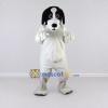 Custom White and Black Dog Mascot Costume Adult Full Body Suit for Pet Events Custom White and Black Dog Mascot Costume Adult Full Body Suit for Pet Events