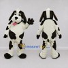 Custom White and Black Dog Mascot Costume Adult Full Body Suit for Pet Events Custom White and Black Dog Mascot Costume Adult Full Body Suit for Pet Events