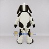 Custom White and Black Dog Mascot Costume Adult Full Body Suit for Pet Events Custom White and Black Dog Mascot Costume Adult Full Body Suit for Pet Events