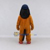 Custom Brown Black and Blue Dog in Cap Mascot Costume Adult Full Body Suit for School Events Custom Brown Black and Blue Dog in Cap Mascot Costume Adult Full Body Suit for School Events