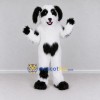 Custom White and Black Shaggy Dog Mascot Costume Adult Full Body Suit for Pet Events Custom White and Black Shaggy Dog Mascot Costume Adult Full Body Suit for Pet Events