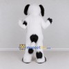 Custom White and Black Shaggy Dog Mascot Costume Adult Full Body Suit for Pet Events Custom White and Black Shaggy Dog Mascot Costume Adult Full Body Suit for Pet Events