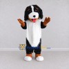 Custom Black Brown and White Bernese Mountain Dog Mascot Costume Adult Full Body Suit for Pet Events Custom Black Brown and White Bernese Mountain Dog Mascot Costume Adult Full Body Suit for Pet Events