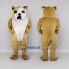 Custom Tan and White Bulldog Mascot Costume Adult Full Body Suit for Pet Events Custom Tan and White Bulldog Mascot Costume Adult Full Body Suit for Pet Events