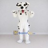 Custom White and Black Dalmatian Dog Mascot Costume Adult Full Body Suit for Pet Events Custom White and Black Dalmatian Dog Mascot Costume Adult Full Body Suit for Pet Events