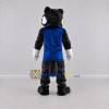 Custom Black White and Blue Husky in Sportswear Mascot Costume Adult Full Body Suit for Sports Events Custom Black White and Blue Husky in Sportswear Mascot Costume Adult Full Body Suit for Sports Events