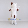 Custom White and Brown Cat Mascot Costume Adult Full Body Suit for Pet Events Custom White and Brown Cat Mascot Costume Adult Full Body Suit for Pet Events