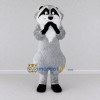Custom Gray Black and White Raccoon Mascot Costume Adult Full Body Suit for Wildlife Events Custom Gray Black and White Raccoon Mascot Costume Adult Full Body Suit for Wildlife Events
