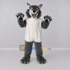 Custom Gray and White Wolf Mascot Costume Adult Full Body Suit for Wildlife Events Custom Gray and White Wolf Mascot Costume Adult Full Body Suit for Wildlife Events