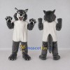 Custom Gray and White Wolf Mascot Costume Adult Full Body Suit for Wildlife Events Custom Gray and White Wolf Mascot Costume Adult Full Body Suit for Wildlife Events