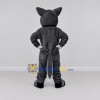 Custom Gray and White Cat with Bow Tie Mascot Costume Adult Full Body Suit for Themed Parties Custom Gray and White Cat with Bow Tie Mascot Costume Adult Full Body Suit for Themed Parties