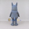 Custom Blue Gray and White Canine Character Mascot Costume Adult Full Body Suit for School Events Custom Blue Gray and White Canine Character Mascot Costume Adult Full Body Suit for School Events