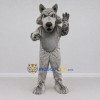 Custom Gray Wolf Mascot Costume Adult Full Body Suit for Wildlife Events Custom Gray Wolf Mascot Costume Adult Full Body Suit for Wildlife Events