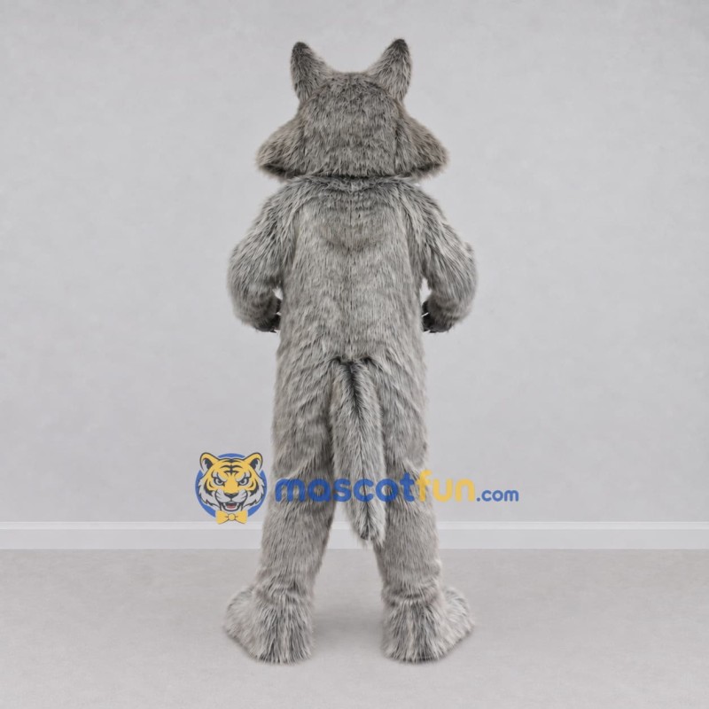 Custom Gray Wolf Mascot Costume Adult Full Body Suit for Wildlife Events Custom Gray Wolf Mascot Costume Adult Full Body Suit for Wildlife Events