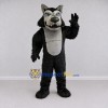 Custom Black and Gray Wolf Mascot Costume Adult Full Body Suit for Halloween Events Custom Black and Gray Wolf Mascot Costume Adult Full Body Suit for Halloween Events