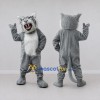 Custom Gray and White Wild Cat Mascot Costume Adult Full Body Suit for Wildlife Events Custom Gray and White Wild Cat Mascot Costume Adult Full Body Suit for Wildlife Events