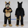 Custom Black and Tan German Shepherd Dog Mascot Costume Adult Full Body Suit for Pet Events Custom Black and Tan German Shepherd Dog Mascot Costume Adult Full Body Suit for Pet Events