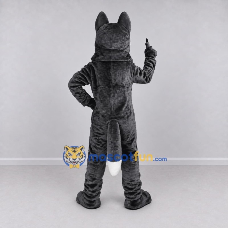 Custom Gray and White Husky Dog Mascot Costume Adult Full Body Suit for Pet Events Custom Gray and White Husky Dog Mascot Costume Adult Full Body Suit for Pet Events