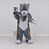 Custom Gray Wolf Mascot Costume Adult Full Body Suit for School Events Custom Gray Wolf Mascot Costume Adult Full Body Suit for School Events