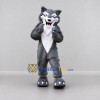 Custom Gray and White Wolf Mascot Costume Adult Full Body Suit for School Events Custom Gray and White Wolf Mascot Costume Adult Full Body Suit for School Events