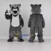 Custom Gray and White Wolf Mascot Costume Adult Full Body Suit for Wildlife Events Custom Gray and White Wolf Mascot Costume Adult Full Body Suit for Wildlife Events