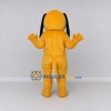 Custom Yellow Black and White Long Eared Dog Mascot Costume Adult Full Body Suit for School Events Custom Yellow Black and White Long Eared Dog Mascot Costume Adult Full Body Suit for School Events