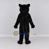 Custom Black and White Wolf Mascot Costume Adult Full Body Suit for Halloween Events Custom Black and White Wolf Mascot Costume Adult Full Body Suit for Halloween Events