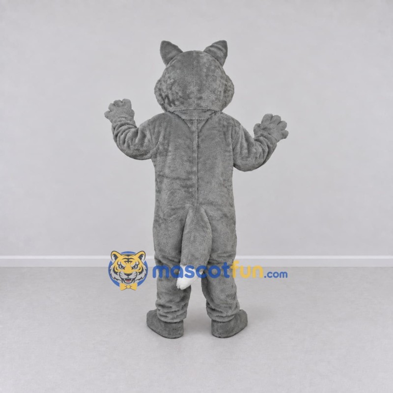 Custom Gray and White Wolf Mascot Costume Adult Full Body Suit for Wildlife Events Custom Gray and White Wolf Mascot Costume Adult Full Body Suit for Wildlife Events