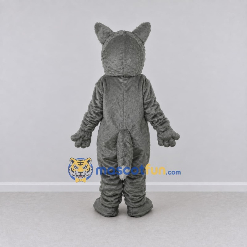 Custom Gray and White Wolf Mascot Costume Adult Full Body Suit for Wildlife Events Custom Gray and White Wolf Mascot Costume Adult Full Body Suit for Wildlife Events