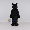 Custom Black and White Wolf Mascot Costume Adult Full Body Suit for Halloween Events Custom Black and White Wolf Mascot Costume Adult Full Body Suit for Halloween Events