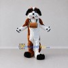 Custom Brown and White Saint Bernard Dog Mascot Costume Adult Full Body Suit for Pet Events Custom Brown and White Saint Bernard Dog Mascot Costume Adult Full Body Suit for Pet Events