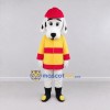 Custom White Yellow and Red Dalmatian Firefighter Mascot Costume Adult Full Body Suit for Community Events Custom White Yellow and Red Dalmatian Firefighter Mascot Costume Adult Full Body Suit for Community Events