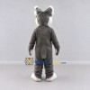 Custom Gray and White Wolf Mascot Costume Adult Full Body Suit for Wildlife Events Custom Gray and White Wolf Mascot Costume Adult Full Body Suit for Wildlife Events
