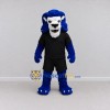 Custom Blue and Black Lion in Sportswear Mascot Costume Adult Full Body Suit for Sports Events Custom Blue and Black Lion in Sportswear Mascot Costume Adult Full Body Suit for Sports Events
