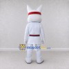 Custom White and Red Dog Martial Artist Mascot Costume Adult Full Body Suit for Martial Arts Events Custom White and Red Dog Martial Artist Mascot Costume Adult Full Body Suit for Martial Arts Events