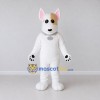 Custom White and Tan Bull Terrier Dog Mascot Costume Adult Full Body Suit for Pet Events Custom White and Tan Bull Terrier Dog Mascot Costume Adult Full Body Suit for Pet Events
