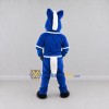 Custom Blue and White Horse in Sportswear Mascot Costume Adult Full Body Suit for Sports Events Custom Blue and White Horse in Sportswear Mascot Costume Adult Full Body Suit for Sports Events