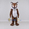 Custom Brown and White Wild Cat Mascot Costume Adult Full Body Suit for Wildlife Events Custom Brown and White Wild Cat Mascot Costume Adult Full Body Suit for Wildlife Events