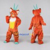 Custom Orange Yellow and Turquoise Fantasy Animal Mascot Costume Adult Full Body Suit for Themed Parties Custom Orange Yellow and Turquoise Fantasy Animal Mascot Costume Adult Full Body Suit for Themed Parties