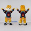 Custom Yellow and Multicolor Rodent in Rainbow Shirt Mascot Costume Adult Full Body Suit for School Events Custom Yellow and Multicolor Rodent in Rainbow Shirt Mascot Costume Adult Full Body Suit for School Events