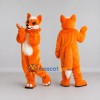 Custom Orange and White Fox Mascot Costume Adult Full Body Suit for Wildlife Events Custom Orange and White Fox Mascot Costume Adult Full Body Suit for Wildlife Events