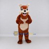 Custom Brown and Cream Fox Mascot Costume Adult Full Body Suit for Wildlife Events
