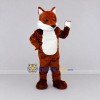 Custom Rust Brown and White Fox Mascot Costume Adult Full Body Suit for Wildlife Events Custom Rust Brown and White Fox Mascot Costume Adult Full Body Suit for Wildlife Events