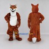 Custom Rust Brown and White Fox Mascot Costume Adult Full Body Suit for Wildlife Events Custom Rust Brown and White Fox Mascot Costume Adult Full Body Suit for Wildlife Events