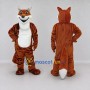 Custom Rust Brown and White Fox Mascot Costume Adult Full Body Suit for Wildlife Events